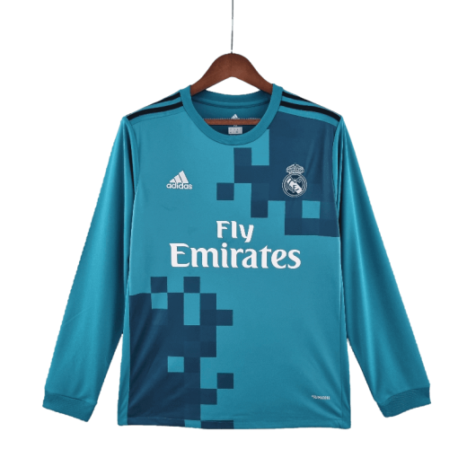 Real Madrid Retro 2017/18 Long Sleeve Third
